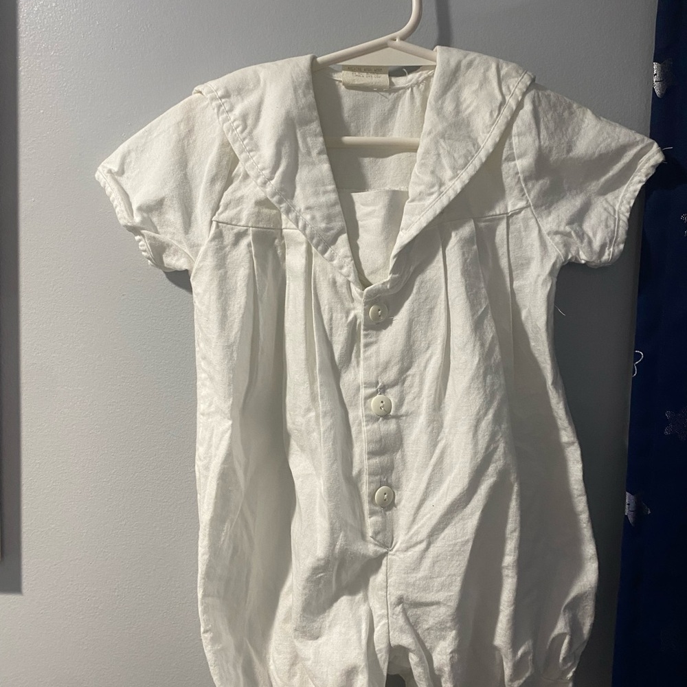 Vintage Allison Rose Sailor Romper